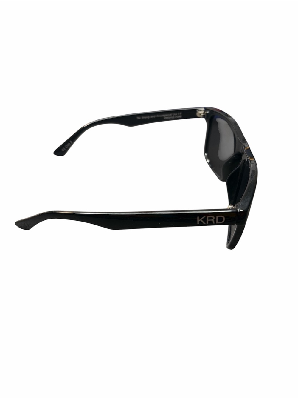 KRD Eyes Black Square Wayfarer Sunglasses Flat Top Sport Shades Unisex #25 - Picture 4 of 7